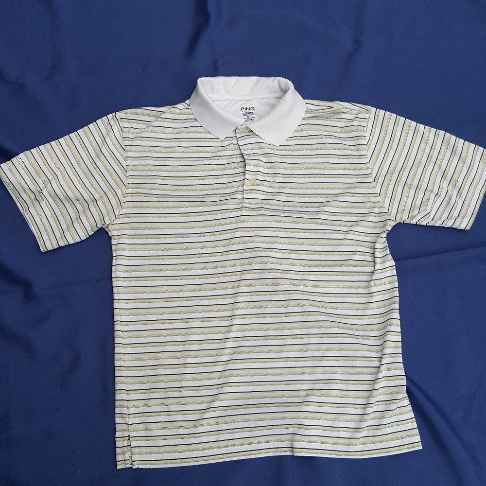 Men's size Med Ping Golf Shirt Excellent Cond